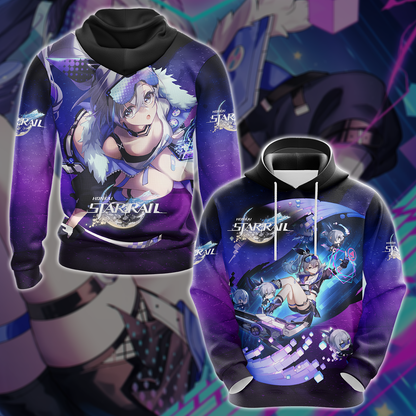 Honkai Star Rail Video Game 3D All Over Printed T-shirt Tank Top Zip Hoodie Pullover Hoodie Hawaiian Shirt Beach Shorts Jogger Hoodie