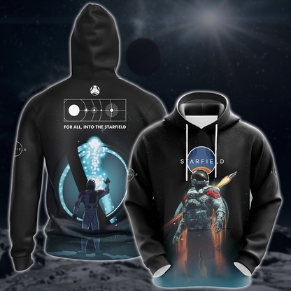 Starfield Video Game 3D All Over Printed T-shirt Tank Top Zip Hoodie Pullover Hoodie Hawaiian Shirt Beach Shorts Joggers Hoodie