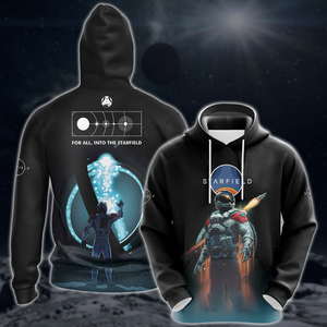 Starfield Video Game 3D All Over Printed T-shirt Tank Top Zip Hoodie Pullover Hoodie Hawaiian Shirt Beach Shorts Joggers Hoodie S 