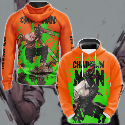 Chainsaw Man Anime Manga 3D All Over Print T-shirt Tank Top Zip Hoodie Pullover Hoodie Hawaiian Shirt Beach Shorts Jogger Hoodie