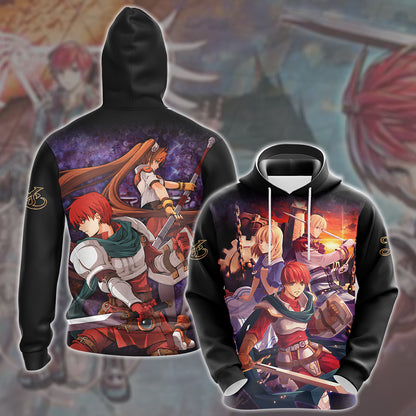 Ys Adol Christin Video Game All Over Printed T-shirt Tank Top Zip Hoodie Pullover Hoodie Hawaiian Shirt Beach Shorts Joggers