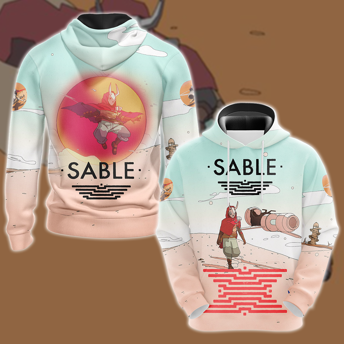 Sable Video Game 3D All Over Printed T-shirt Tank Top Zip Hoodie Pullover Hoodie Hawaiian Shirt Beach Shorts Jogger Hoodie