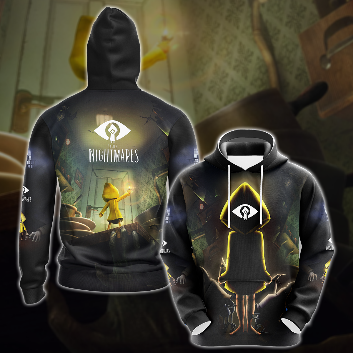 Little Nightmares Video Game 3D All Over Printed T-shirt Tank Top Zip Hoodie Pullover Hoodie Hawaiian Shirt Beach Shorts Jogger Hoodie