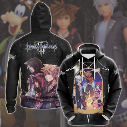 Kingdom Hearts 3 Destiny Island Trio Video Game All Over Printed T-shirt Tank Top Zip Hoodie Pullover Hoodie Hawaiian Shirt Beach Shorts Joggers Hoodie