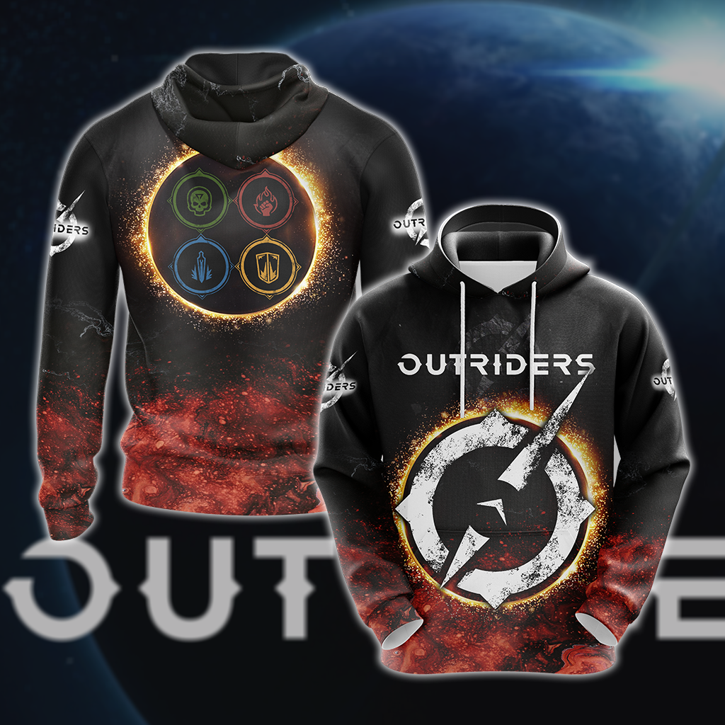 Outriders 3D All Over Print T-shirt Tank Top Zip Hoodie Pullover Hoodie Hawaiian Shirt Beach Shorts Jogger Hoodie