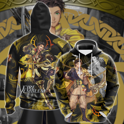 Fire Emblem: Three Houses - Claude Video Game 3D All Over Print T-shirt Tank Top Zip Hoodie Pullover Hoodie Hawaiian Shirt Beach Shorts Jogger Hoodie
