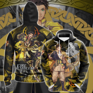 Fire Emblem: Three Houses - Claude Video Game 3D All Over Print T-shirt Tank Top Zip Hoodie Pullover Hoodie Hawaiian Shirt Beach Shorts Jogger Hoodie S 