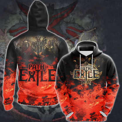 Path Of Exile Video Game 3D All Over Print T-shirt Tank Top Zip Hoodie Pullover Hoodie Hawaiian Shirt Beach Shorts Jogger Hoodie
