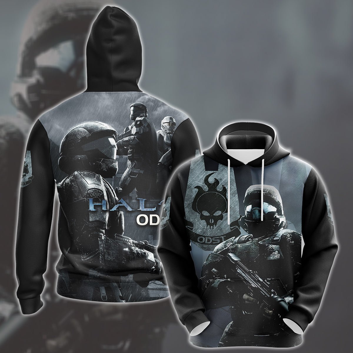 Halo ODST Video Game All Over Printed T-shirt Tank Top Zip Hoodie Pullover Hoodie Hawaiian Shirt Beach Shorts Joggers