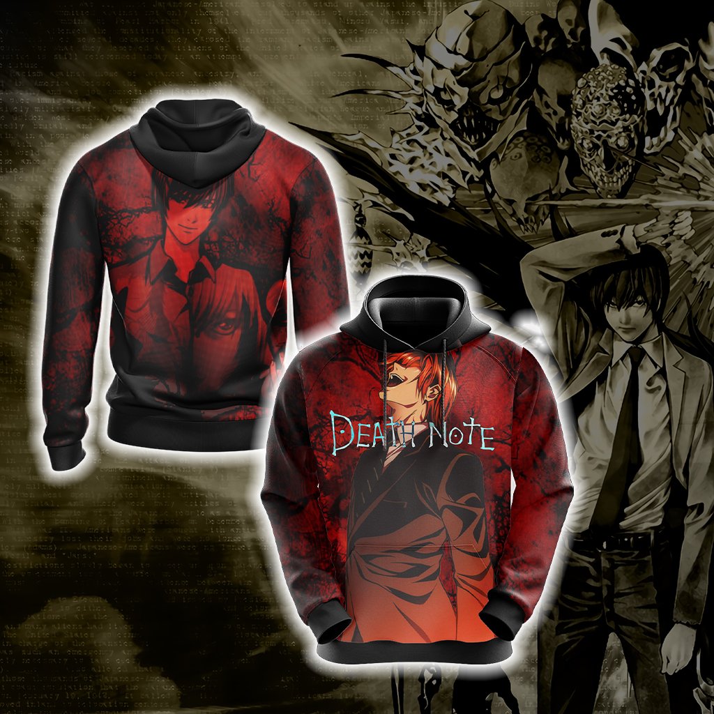 Death Note - Light Yagami Unisex 3D T-shirt Hoodie