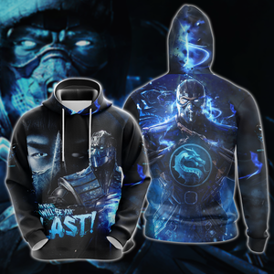 Mortal Kombat: Sub Zero Video Game 3D All Over Print T-shirt Tank Top Zip Hoodie Pullover Hoodie Hawaiian Shirt Beach Shorts Jogger Hoodie S 