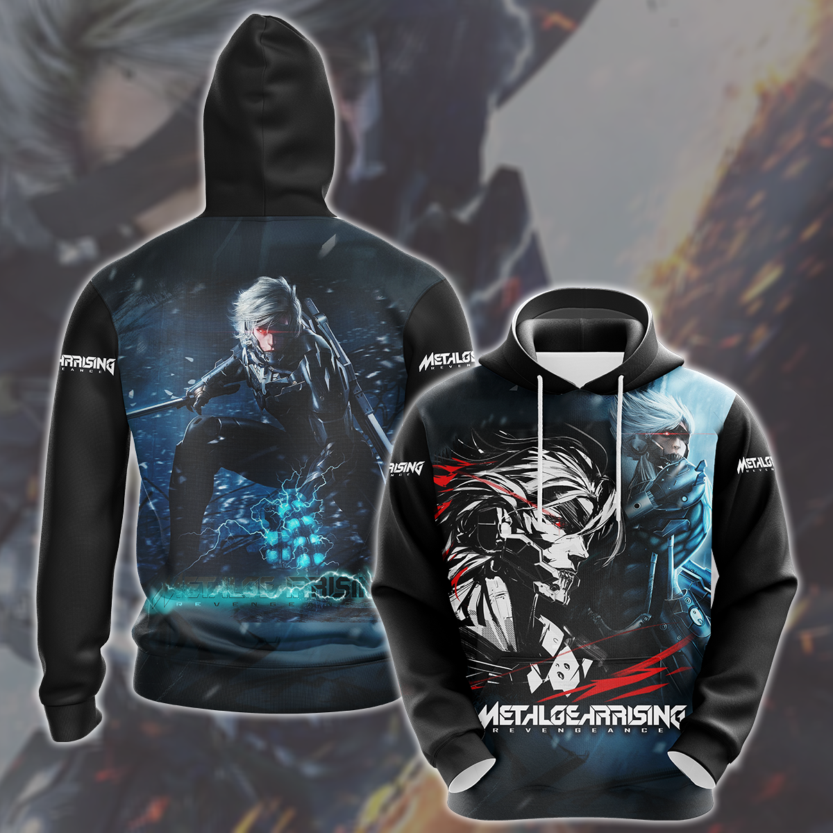 metal gear rising t shirt Metal Gear Rising: Revengeance Video Game All Over Printed T-shirt Tan –  WackyTee