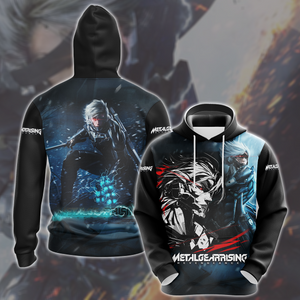 Metal Gear Rising: Revengeance Video Game All Over Printed T-shirt Tank Top Zip Hoodie Pullover Hoodie Hawaiian Shirt Beach Shorts Joggers Hoodie S 