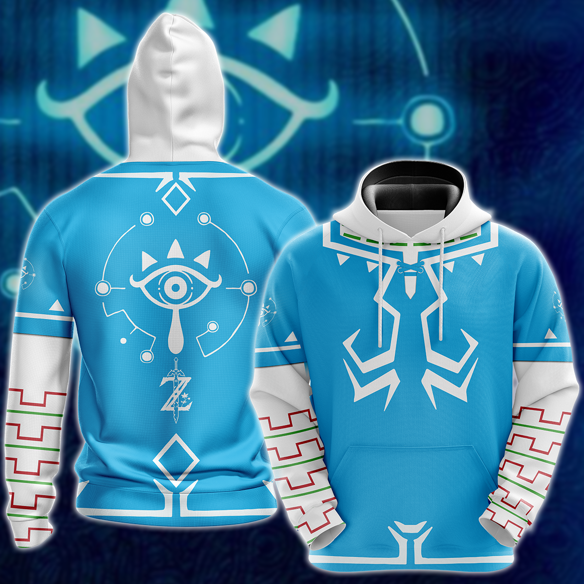 The legend of Zelda Breath of the Wild Cosplay Video Game 3D All Over Print T-shirt Tank Top Zip Hoodie Pullover Hoodie Hawaiian Shirt Beach Shorts Jogger Hoodie