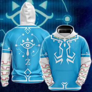 The legend of Zelda Breath of the Wild Cosplay Video Game 3D All Over Print T-shirt Tank Top Zip Hoodie Pullover Hoodie Hawaiian Shirt Beach Shorts Jogger Hoodie S 