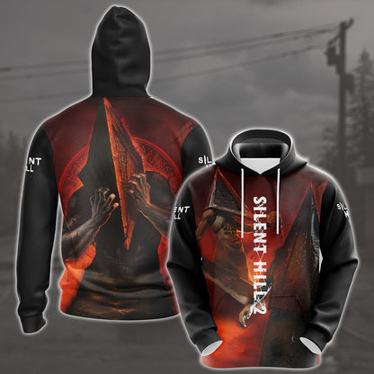 Silent Hill 2 Video Game All Over Printed T-shirt Tank Top Zip Hoodie Pullover Hoodie Hawaiian Shirt Beach Shorts Joggers Hoodie