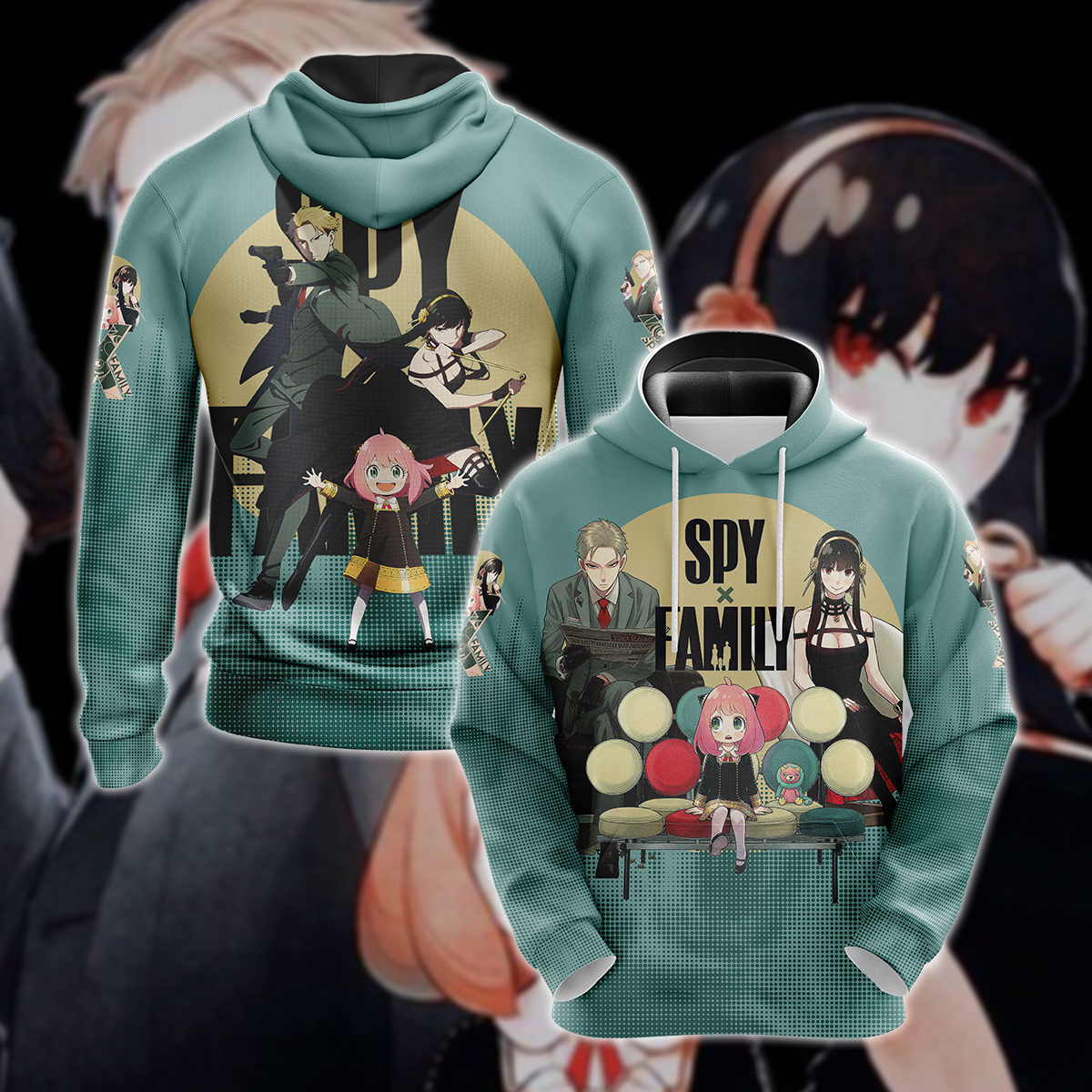 Spy x Family 3D All Over Print T-shirt Tank Top Zip Hoodie Pullover Hoodie Hawaiian Shirt Beach Shorts Jogger Hoodie