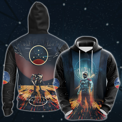 Starfield Video Game 3D All Over Printed T-shirt Tank Top Zip Hoodie Pullover Hoodie Hawaiian Shirt Beach Shorts Joggers Hoodie