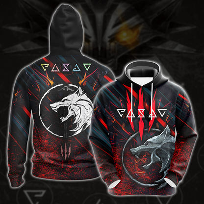 The Witcher All Over Print T-shirt Tank Top Zip Hoodie Pullover Hoodie Hawaiian Shirt Hoodie