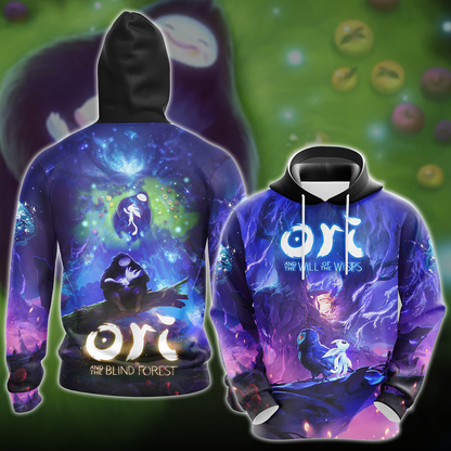 Ori and the Blind Forest Video Game 3D All Over Printed T-shirt Tank Top Zip Hoodie Pullover Hoodie Hawaiian Shirt Beach Shorts Jogger Hoodie