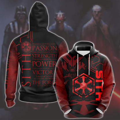 Star Wars Sith Code Unisex 3D T-shirt Hoodie