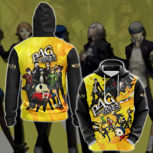 Persona 4 Golden Video Game 3D All Over Printed T-shirt Tank Top Zip Hoodie Pullover Hoodie Hawaiian Shirt Beach Shorts Jogger Hoodie S 