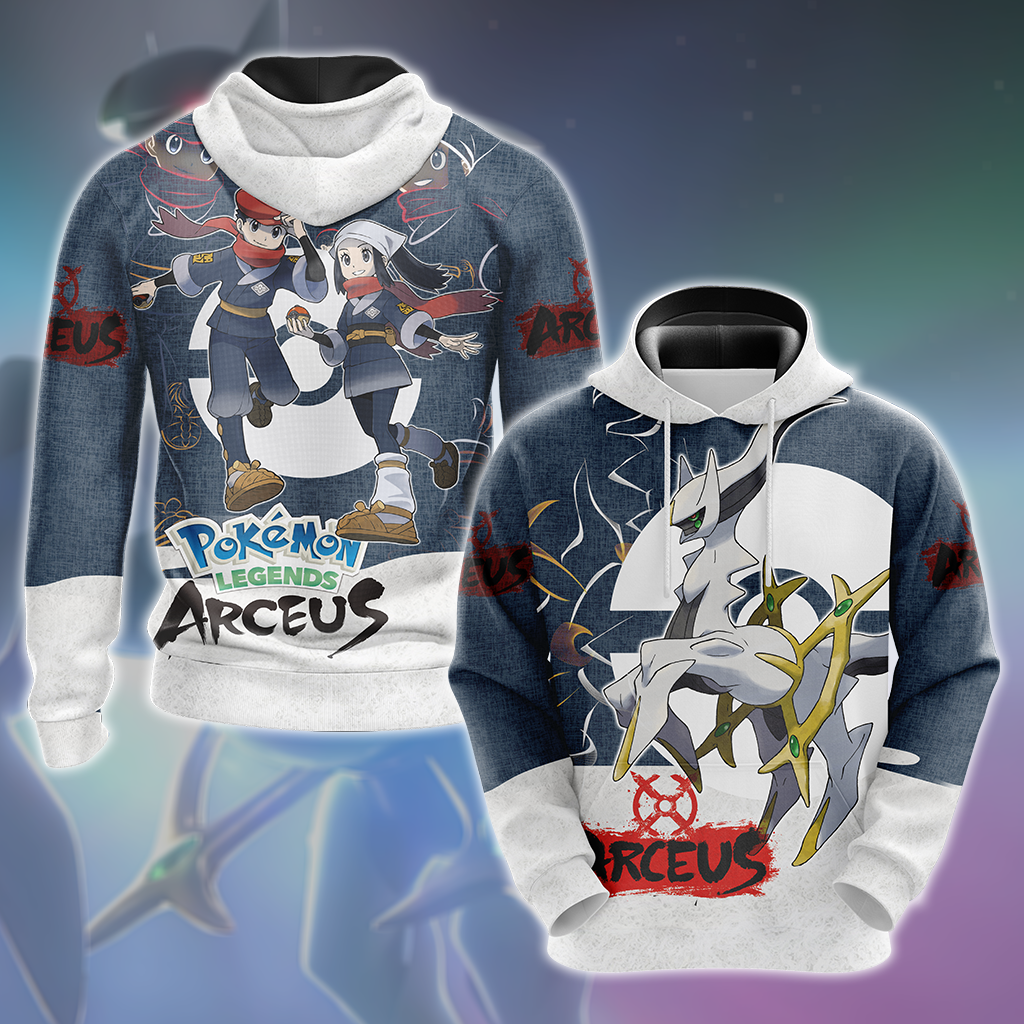 Pokémon Legends: Arceus 3D All Over Print T-shirt Tank Top Zip Hoodie Pullover Hoodie Hawaiian Shirt Beach Shorts Jogger Hoodie