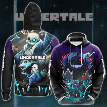 Undertale Video Game 3D All Over Printed T-shirt Tank Top Zip Hoodie Pullover Hoodie Hawaiian Shirt Beach Shorts Joggers Hoodie