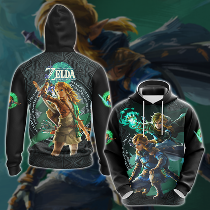 The Legend of Zelda: Tears of the Kingdom Video Game 3D All Over Printed T-shirt Tank Top Zip Hoodie Pullover Hoodie Hawaiian Shirt Beach Shorts Jogger Hoodie