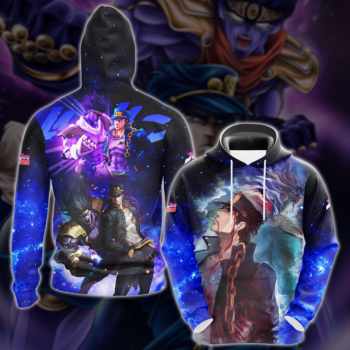 JoJo's Bizarre Adventure Anime 3D All Over Print T-shirt Tank Top Zip Hoodie Pullover Hoodie Hawaiian Shirt Beach Shorts Jogger Hoodie