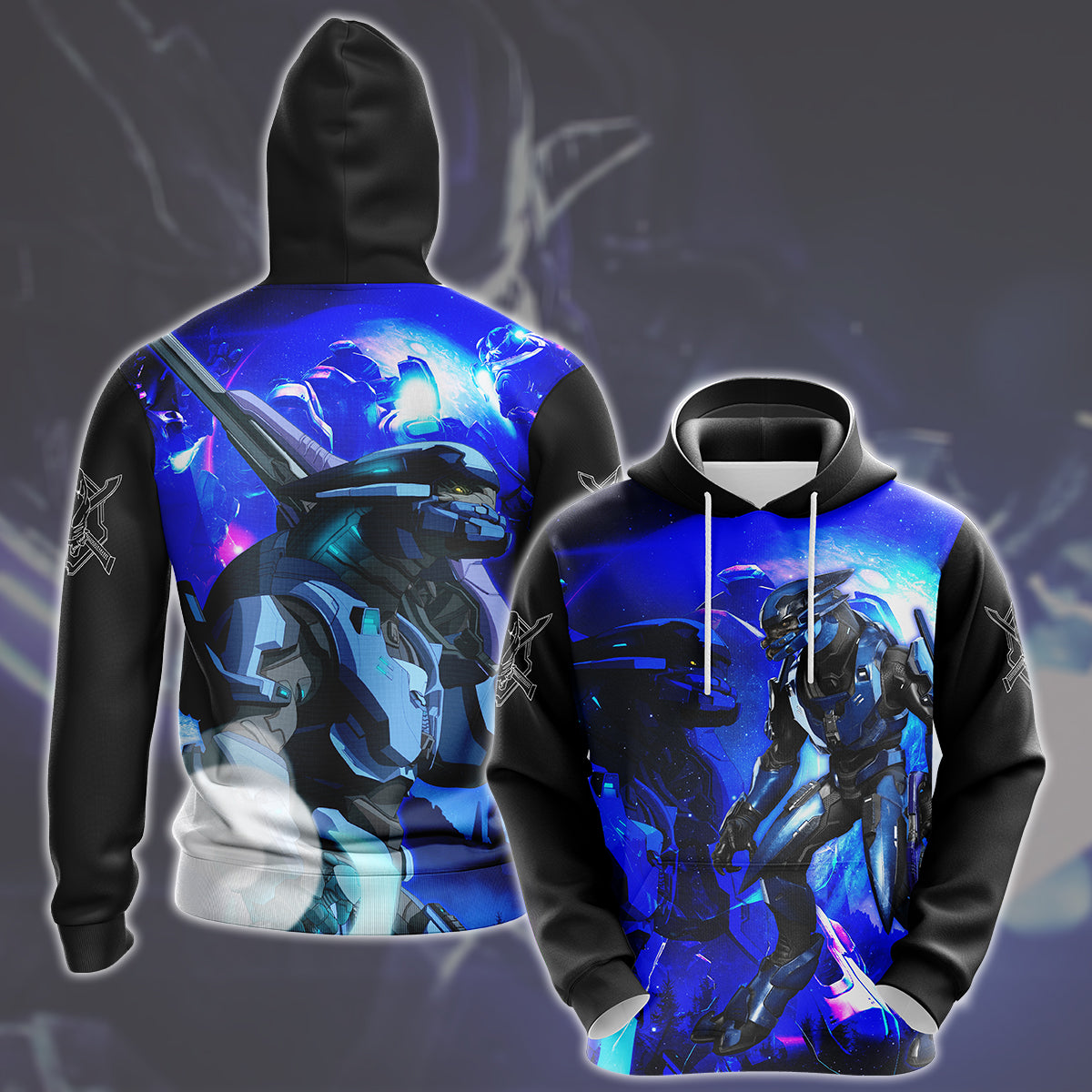 Halo Sangheili (Elite) Video Game All Over Printed T-shirt Tank Top Zip Hoodie Pullover Hoodie Hawaiian Shirt Beach Shorts Joggers
