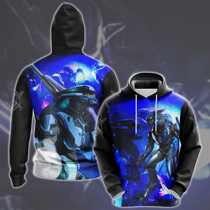 Halo Sangheili (Elite) Video Game All Over Printed T-shirt Tank Top Zip Hoodie Pullover Hoodie Hawaiian Shirt Beach Shorts Joggers