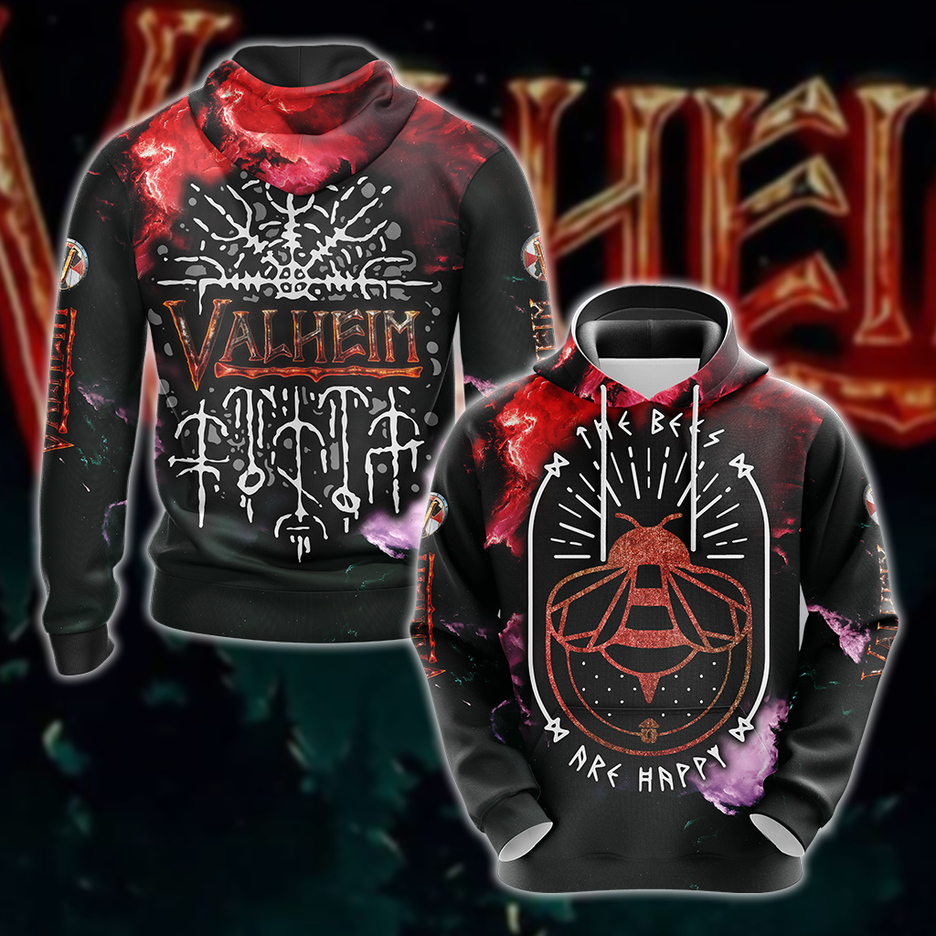 Valheim All 3D Over Print T-shirt Tank Top Zip Hoodie Pullover Hoodie Hawaiian Shirt Beach Shorts Jogger Hoodie