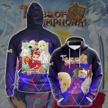 Tales of Symphonia Video Game All-Over T-shirt Hoodie Tank Top Hawaiian Shirt Beach Shorts Joggers Hoodie