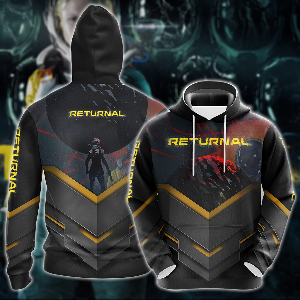 Returnal 3D All Over Print T-shirt Tank Top Zip Hoodie Pullover Hoodie Hawaiian Shirt Beach Shorts Jogger Hoodie