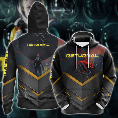 Returnal 3D All Over Print T-shirt Tank Top Zip Hoodie Pullover Hoodie Hawaiian Shirt Beach Shorts Jogger Hoodie