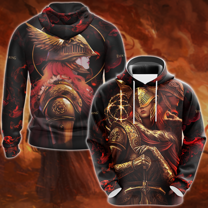 Elden Ring Malenia Blade of Miquella Video Game 3D All Over Print T-shirt Tank Top Zip Hoodie Pullover Hoodie Hawaiian Shirt Beach Shorts Jogger Hoodie