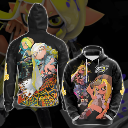 Splatoon 3 Video Game 3D All Over Printed T-shirt Tank Top Zip Hoodie Pullover Hoodie Hawaiian Shirt Beach Shorts Jogger Hoodie