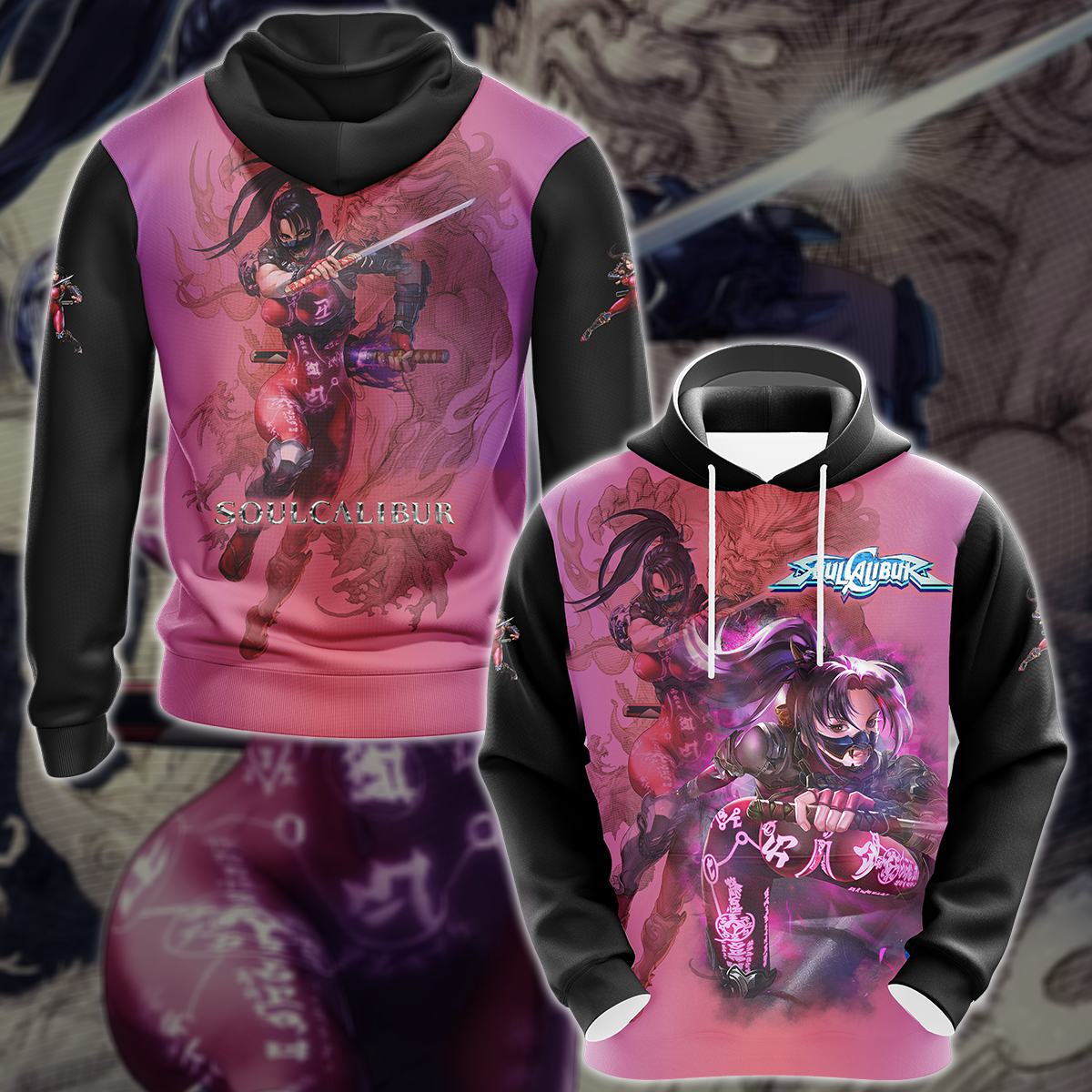 Soul Calibur Video Game 3D All Over Printed T-shirt Tank Top Zip Hoodie Pullover Hoodie Hawaiian Shirt Beach Shorts Jogger Hoodie