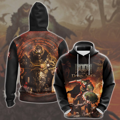 Doom: The Dark Ages Video Game All Over Printed T-shirt Tank Top Zip Hoodie Pullover Hoodie Hawaiian Shirt Beach Shorts Joggers Hoodie