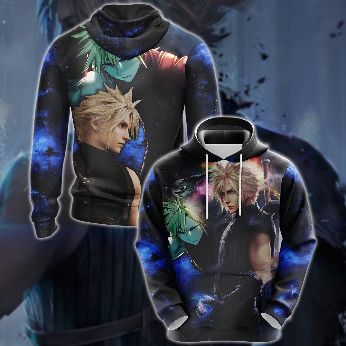 Final Fantasy VII Tidus Video Game 3D All Over Print T-shirt Tank Top Zip Hoodie Pullover Hoodie Hawaiian Shirt Beach Shorts Jogger Hoodie