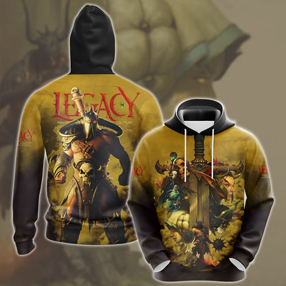 Legacy: Steel & Sorcery Video Game All Over Printed T-shirt Tank Top Zip Hoodie Pullover Hoodie Hawaiian Shirt Beach Shorts Joggers Hoodie