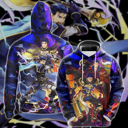 Fire Emblem Hector Video Game 3D All Over Print T-shirt Tank Top Zip Hoodie Pullover Hoodie Hawaiian Shirt Beach Shorts Jogger Hoodie