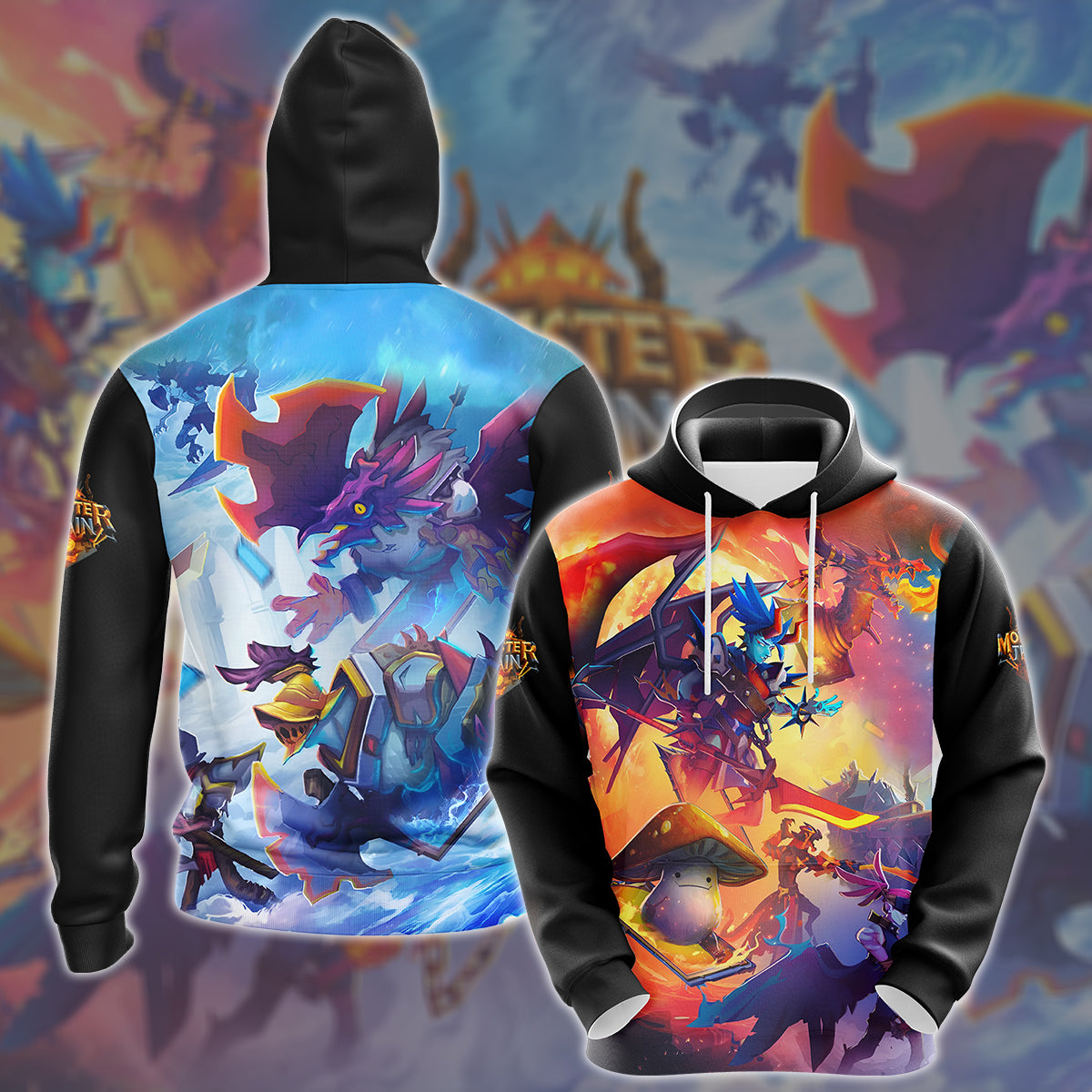 Monster Train 2 Video Game All Over Printed T-shirt Tank Top Zip Hoodie Pullover Hoodie Hawaiian Shirt Beach Shorts Joggers Hoodie