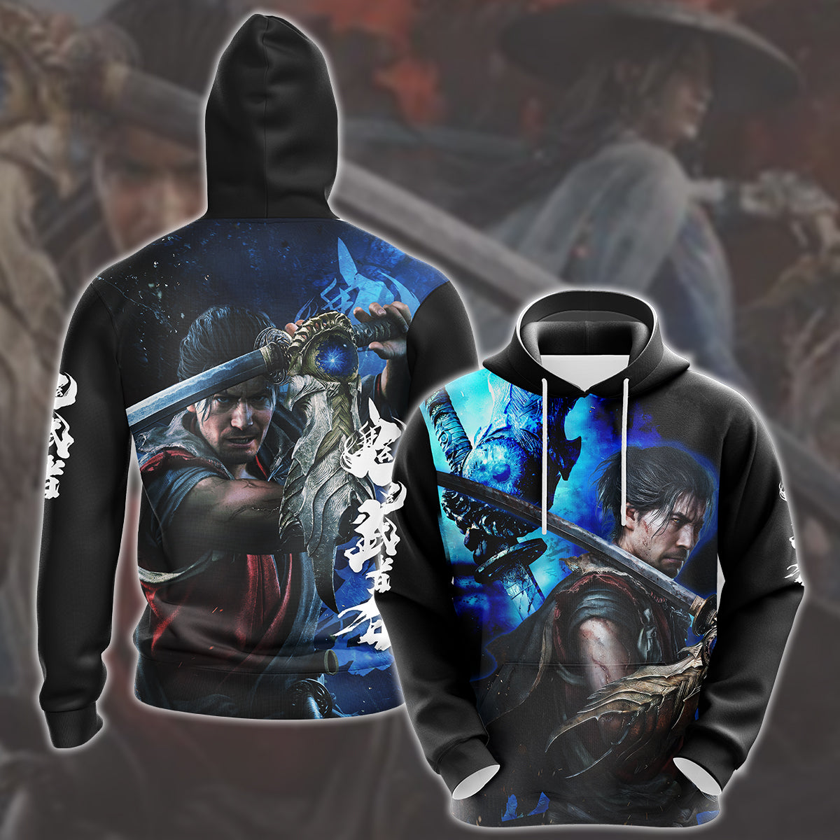 Onimusha: Way of the Sword Video Game All Over Printed T-shirt Tank Top Zip Hoodie Pullover Hoodie Hawaiian Shirt Beach Shorts Joggers