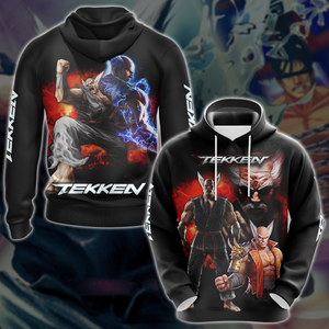 Tekken Heihachi Mishima Video Game 3D All Over Print T-shirt Tank Top Zip Hoodie Pullover Hoodie Hawaiian Shirt Beach Shorts Jogger Hoodie S 