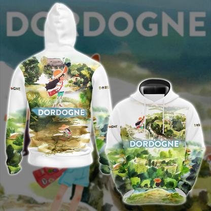 Dordogne Video Game 3D All Over Printed T-shirt Tank Top Zip Hoodie Pullover Hoodie Hawaiian Shirt Beach Shorts Jogger Hoodie