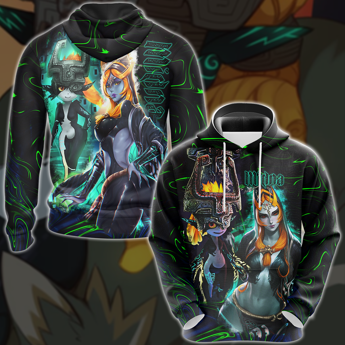 Legend of Zelda Midna Video Game 3D All Over Print T-shirt Tank Top Zip Hoodie Pullover Hoodie Hawaiian Shirt Beach Shorts Jogger Hoodie
