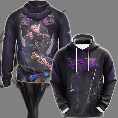 Bayonetta Video Game 3D All Over Print T-shirt Tank Top Zip Hoodie Pullover Hoodie Hawaiian Shirt Beach Shorts Jogger Hoodie