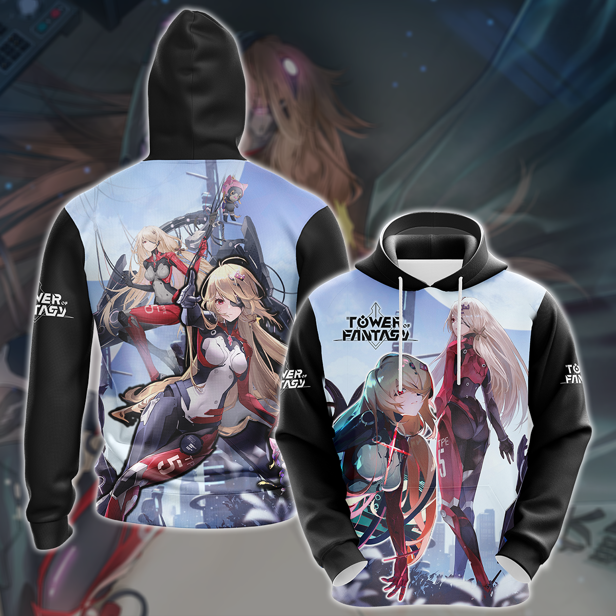 Tower Of Fantasy Video Game 3D All Over Printed T-shirt Tank Top Zip Hoodie Pullover Hoodie Hawaiian Shirt Beach Shorts Jogger Hoodie